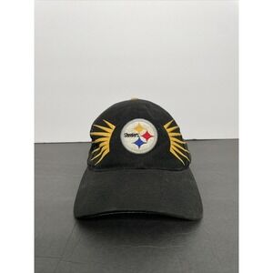 Vintage 90s‎ Pittsburgh Steelers Starter NFL Pro Line Adjustable Black Hat